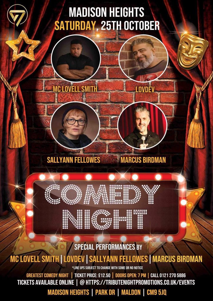 Stand up Comedy Night 25th October