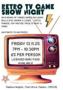 retro tv game show night