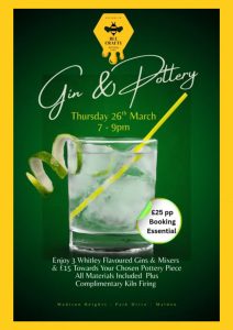 Gin & Pottery Evening at Madison Heights