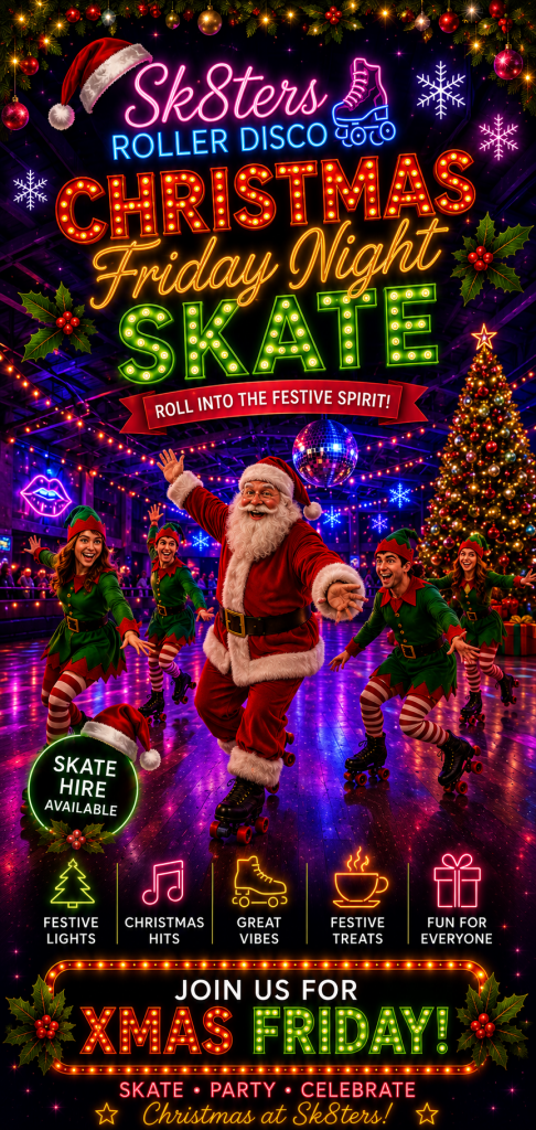 Sk8ters christmas roller skating