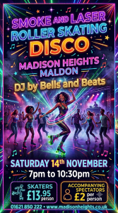 Smoke and Laser Roller Disco