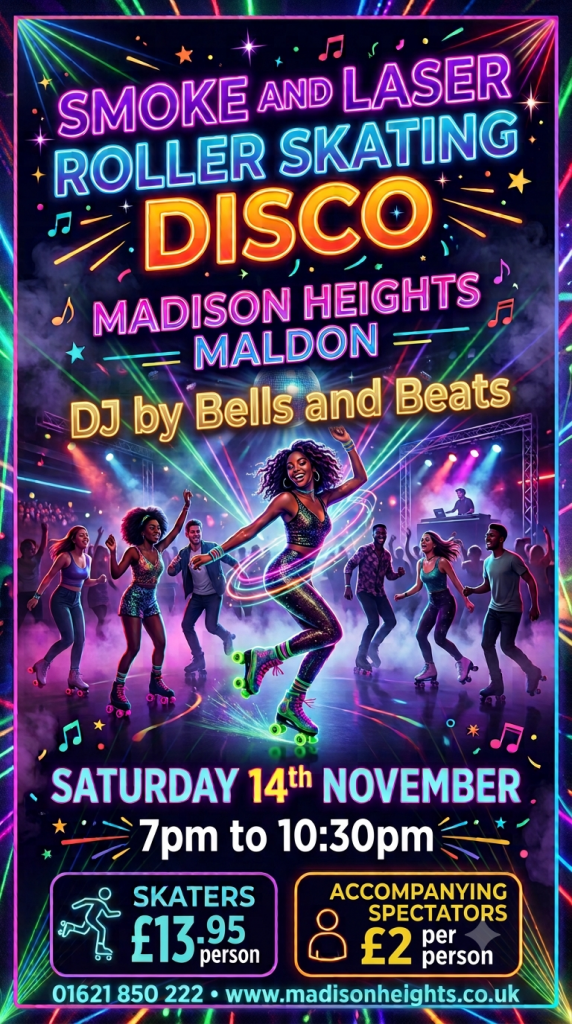 Smoke and Laser Roller Disco