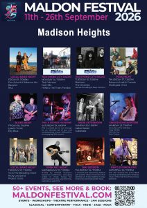 Maldon Arts festival line up