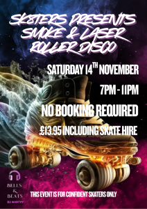 Smoke and Laser Roller Disco