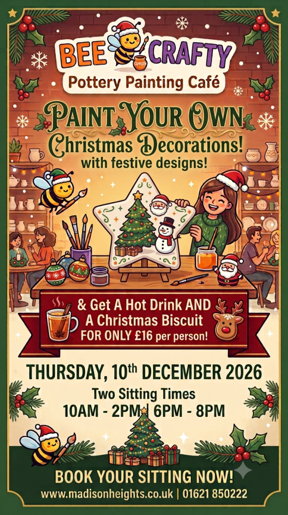 bee crafty paint your own Christmas decoration